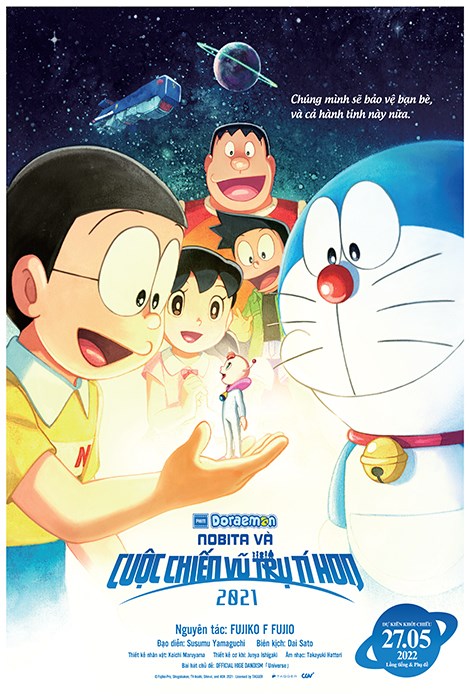 Xem Phim Doraemon: Nobita Và Cuộc Chiến Vũ Trụ Tí Hon 2021 (Doraemon the Movie: Nobita's Little Star Wars 2021)