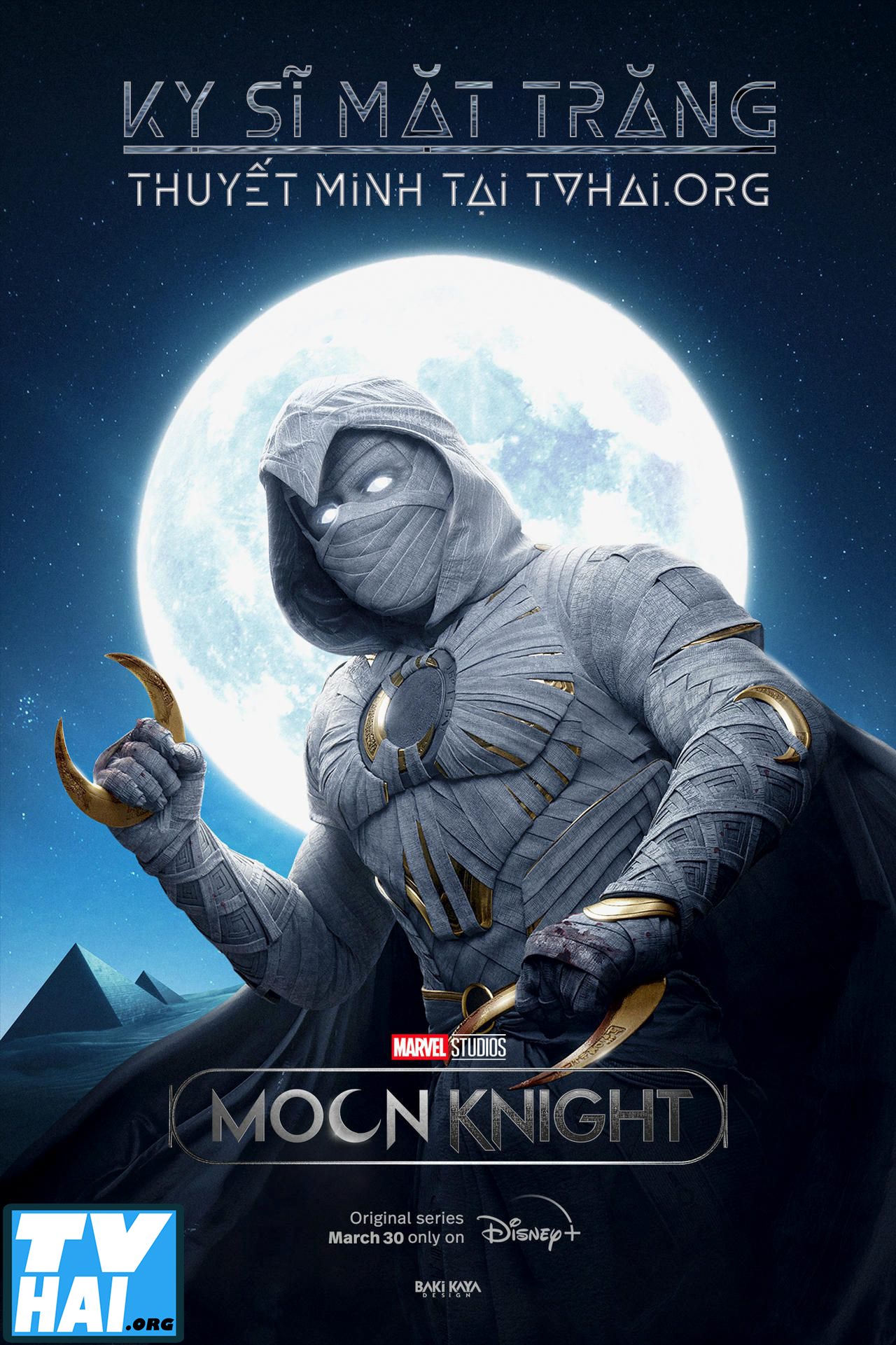 Poster Phim Kỵ Sĩ Mặt Trăng (Moon Knight)