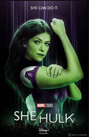 Poster Phim Nữ Khổng Lồ Xanh Phần 1 (She-Hulk: Attorney at Law Season 1)