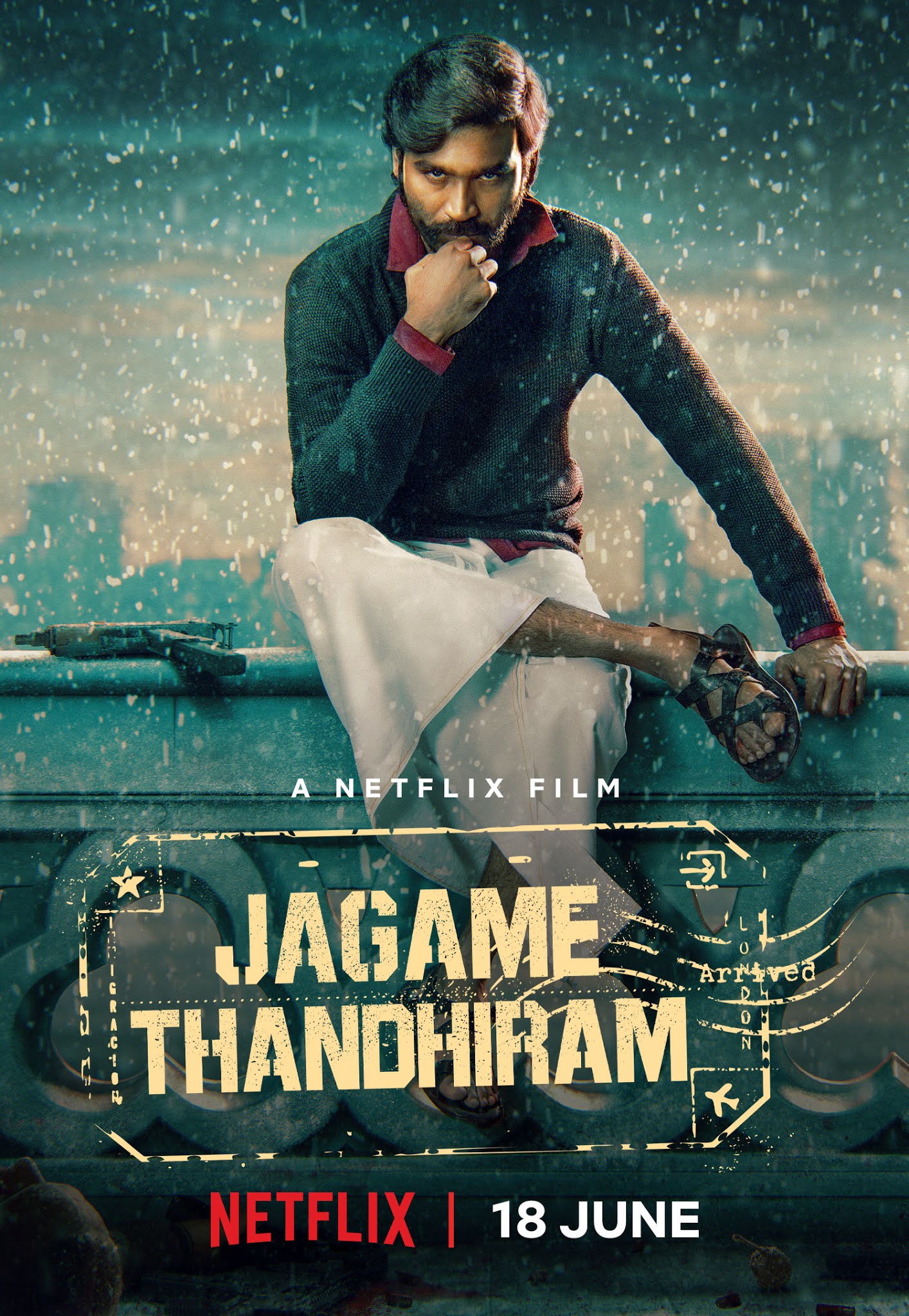 Xem Phim Thế Giới Trắng Đen (Jagame Thandhiram)